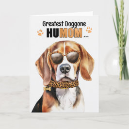 Beagle Hund Underbarare HuMOM Mors dag Helgkort