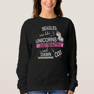 Beagle Hund Unicorn T Shirt