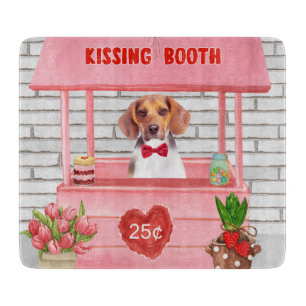 Beagle Hund Valentine Day Kissing Booth