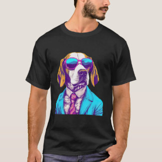 Beagle Hund Vintage Stil T Shirt