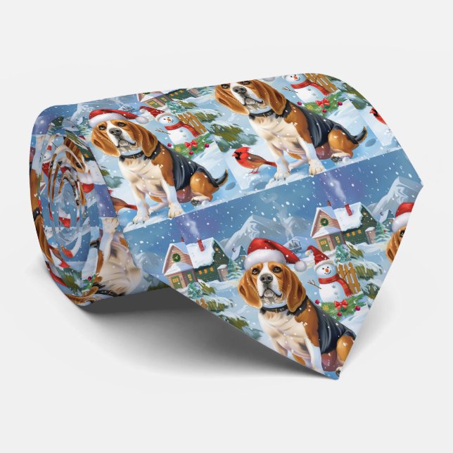 Beagle Hund Winter Wonderland jul Joy Slips (Rullad)