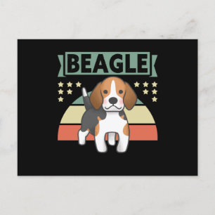 Beagle   Hundägare Beagles Vykort