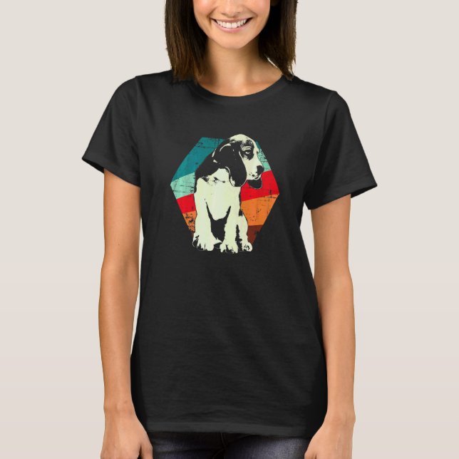 Beagle Hundras  21 T Shirt (Framsida)