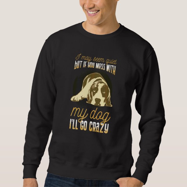 Beagle Hundras  41 Lång Ärmad Tröja (Framsida)