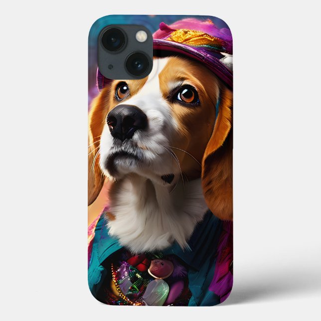 Beagle i en Rosa Hat (Baksida)