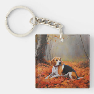Beagle i Höst löv Fall Inspire