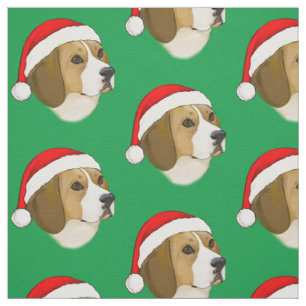 Beagle i julklapp tyg