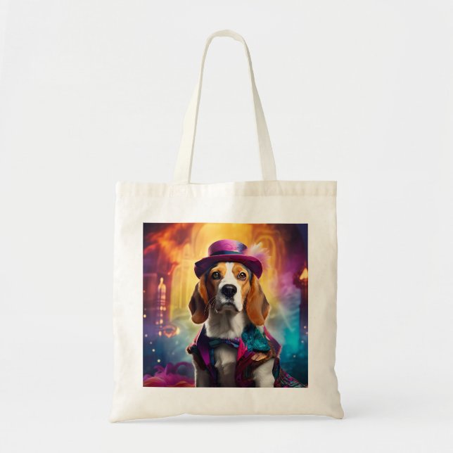 Beagle i Vibrant Costume Tygkasse (Framsidan)