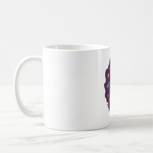 Beagle - Intergalaktiskt Hund-möte Kaffemugg (Vänster)