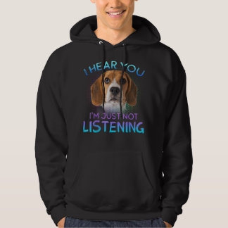 Beagle, jag hör att du inte lyssnar hoodie