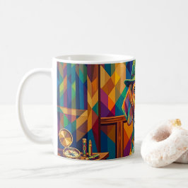 Beagle Jäger Pop Art – Moderner Jagdhund Kaffemugg