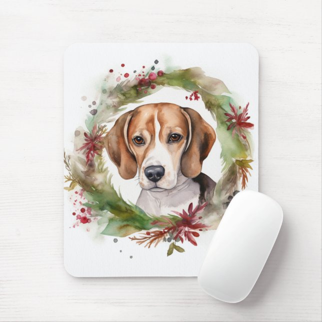 Beagle-jul-andedräkt Festive Valp Musmatta (Med mus)