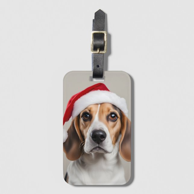 Beagle-jul Bagagebricka (Framsida vertikal)