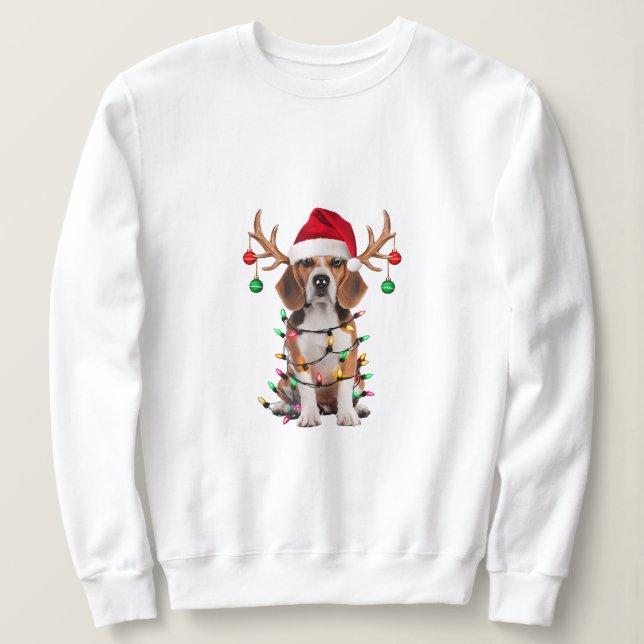 "Beagle jul Cheer" T Shirt (Design framsida)