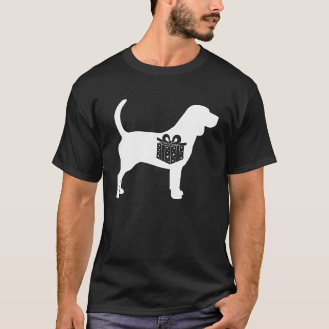 Beagle jul Cute Hund Puppy Djurälskare X Mas Pa T Shirt (Framsida)