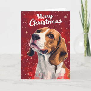 Beagle-jul Helgkort