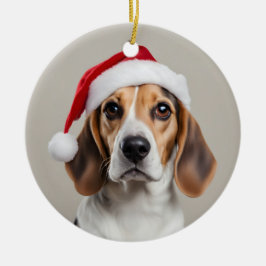 Beagle-jul Julgransprydnad Keramik