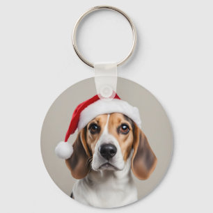 Beagle-jul Nyckelring