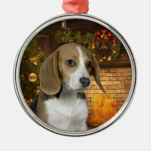 Beagle jul Ornament (Framsidan)