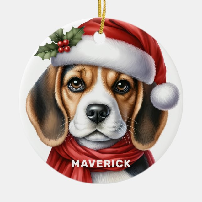 Beagle jul Ornament (Framsidan)
