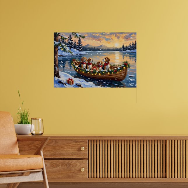Beagle julbåt semester poster (Vardagsrum 2)