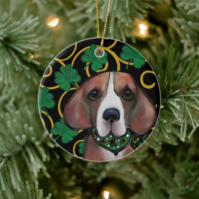 Beagle Julgransprydnad Keramik (Träd)