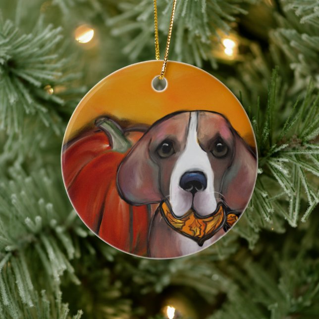Beagle Julgransprydnad Keramik (Träd)