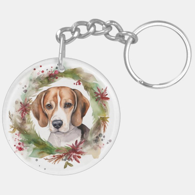 Beagle julkrans Festiv valp (Vänster Baksida)