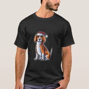 Beagle Jultomten Hat God jul Hund X Mas D T Shirt