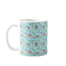Beagle kaffemugge vårblomma Kawaii hund present