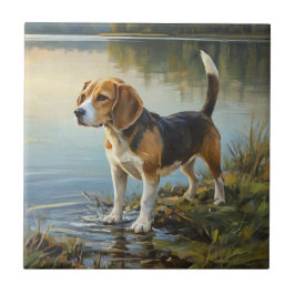 Beagle Kakelplatta