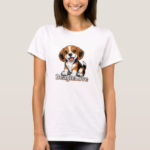 Beagle Kärlek Hundälskare T Shirt