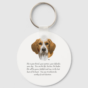 Beagle-keep souvenir HANE Nyckelring