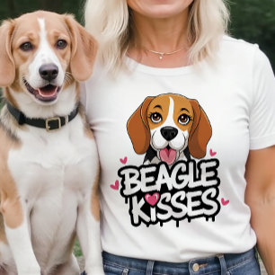 Beagle Kisses Beagles Life Cute Hund Gift T Shirt