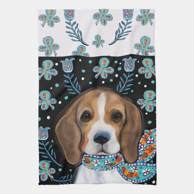 Beagle          kökshandduk (Vertikal)