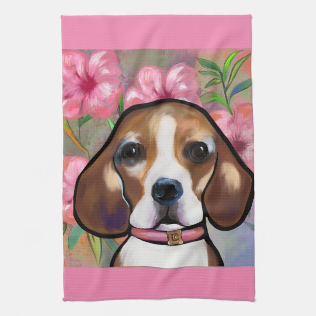 Beagle Kökshandduk (Vertikal)