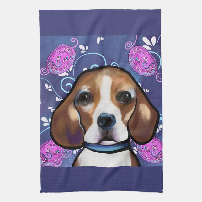 Beagle        kökshandduk (Vertikal)