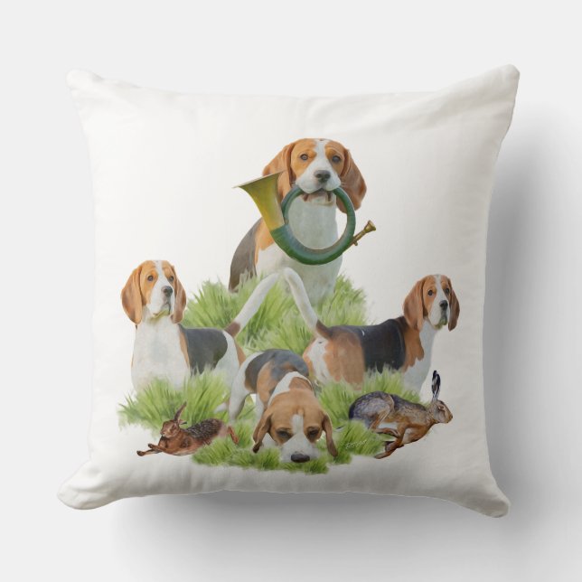 Beagle Kudde (Framsida)