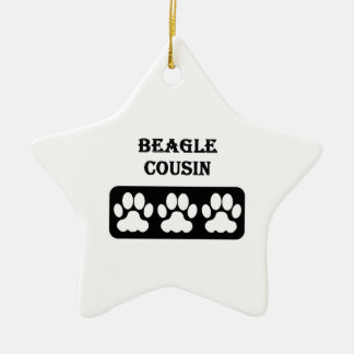 Beagle Kusin Julgransprydnad Keramik