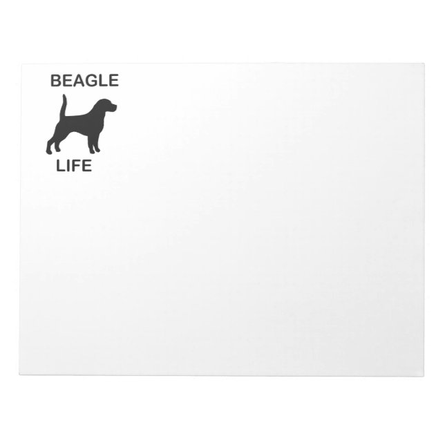 Beagle life anteckningsblock (Framsida)