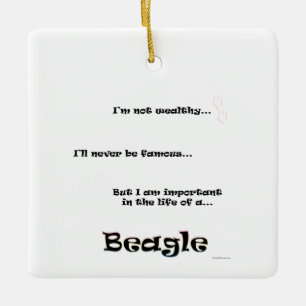 Beagle Life Julgransprydnad Keramik
