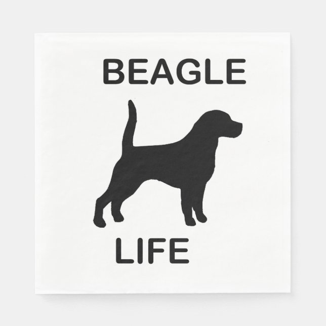 Beagle life pappersservett (Framsidan)