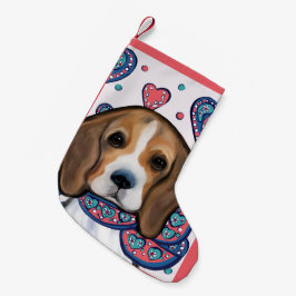 Beagle       liten julstrumpa