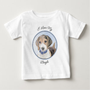 Beagle-målning - Söt originell hundkonst T Shirt