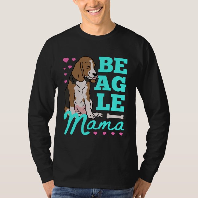 Beagle Mama Beagles Mom Dog Owner Beagle T Shirt (Framsida)