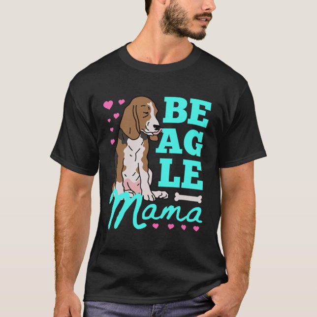 Beagle Mama Beagles Mom Dog Owner Beagle T Shirt (Framsida)