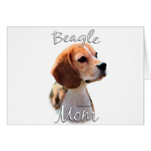 Beagle Mamma 2 Hälsningskort
