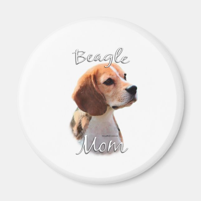 Beagle Mamma 2 Magnet (Framsidan)