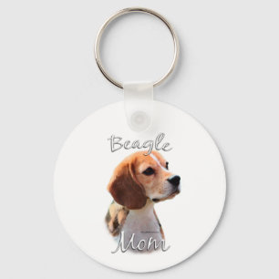 Beagle Mamma 2 Nyckelring