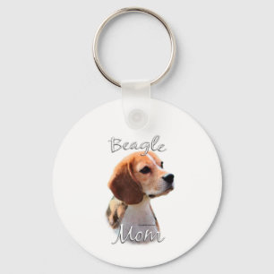 Beagle Mamma 2 Nyckelring